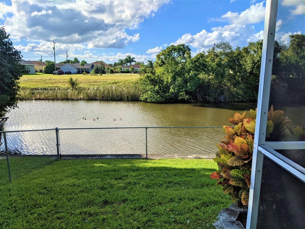 Villa Luhna 3 Bed / 2 Bath Canalfront Heated Pool Cape Coral Exteriör bild