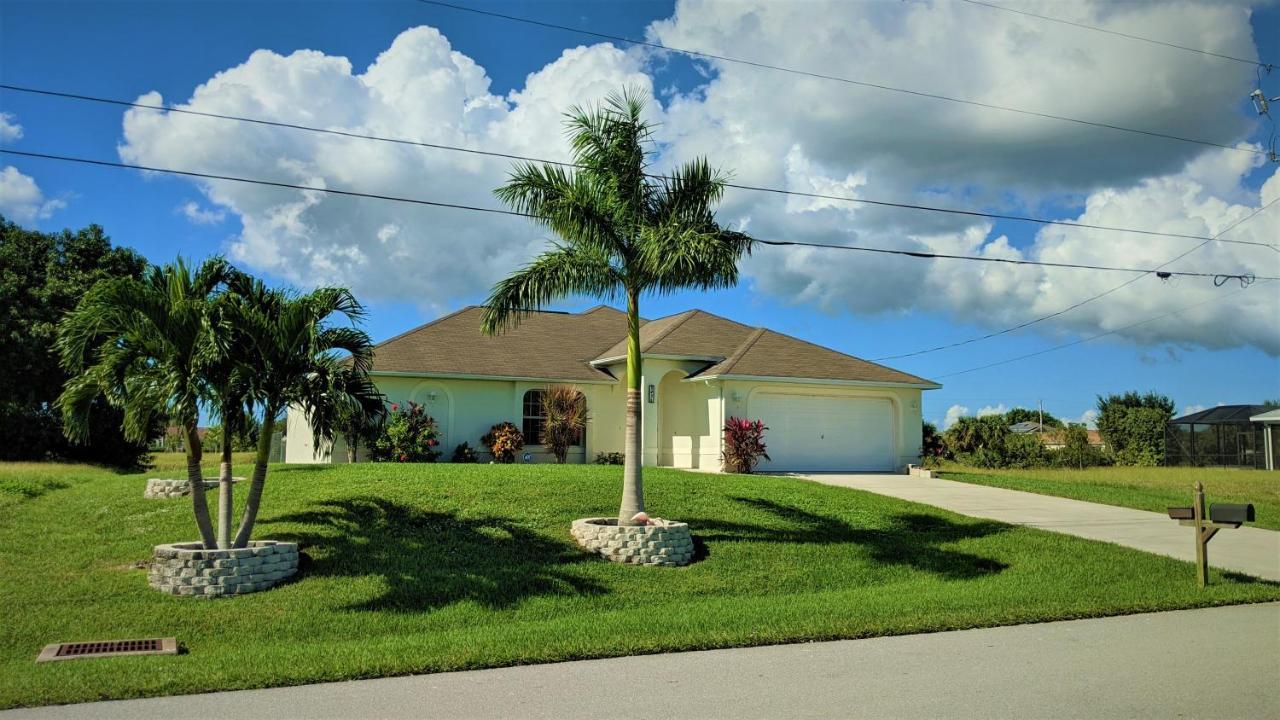 Villa Luhna 3 Bed / 2 Bath Canalfront Heated Pool Cape Coral Exteriör bild
